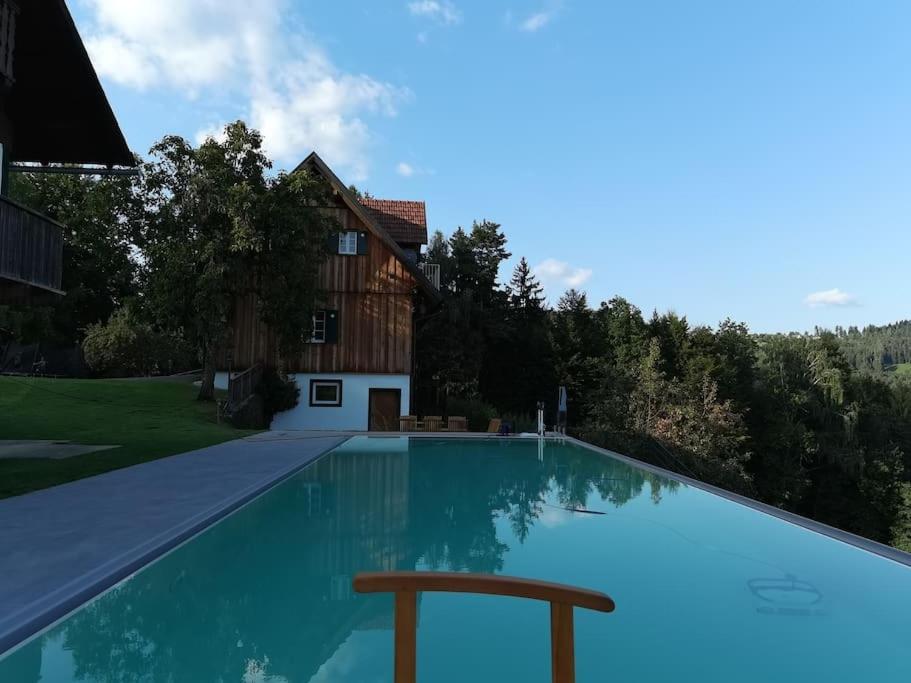 Chalet-Suedsteiermark - Traumhafte Aussicht, Infinity Pool, Privatsphaere, Klima Und De-Luxe Ausstattung Schwanberg 외부 사진